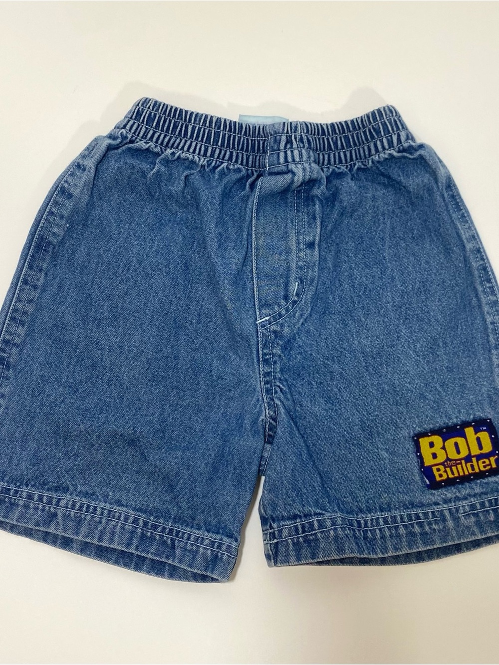 Vintage Y2K Bob the Builder Denim Shorts Size 3T